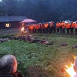Driven hunt in South Bohemian near Trhove Sviny