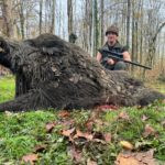 Wild boar tuskers hunt in Croatia